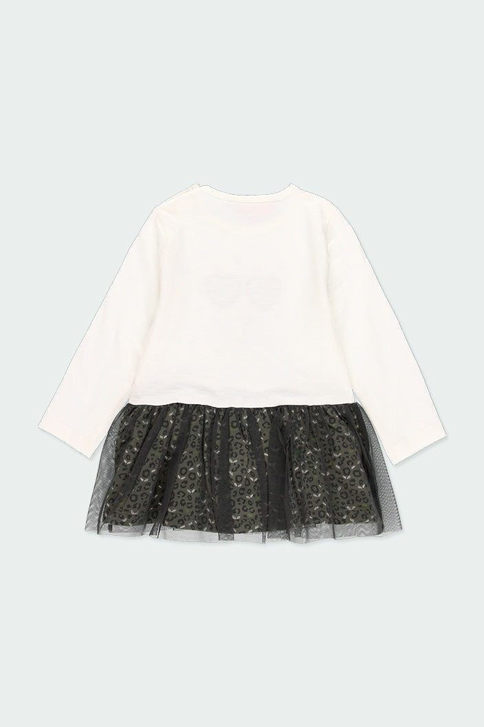 Vestido de Punto Gafas Gato Para Bebé Niña BOBOLI