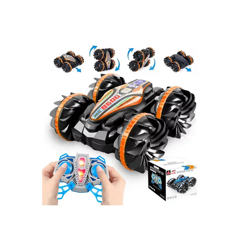 Carros De Control Remoto 360° Rotación Juguete Coche Anfibio