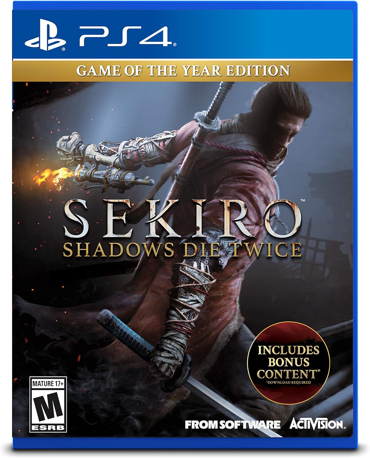 Sekiro Shadows Die Twice - PlayStation 4 - Edición Estandar Edition
