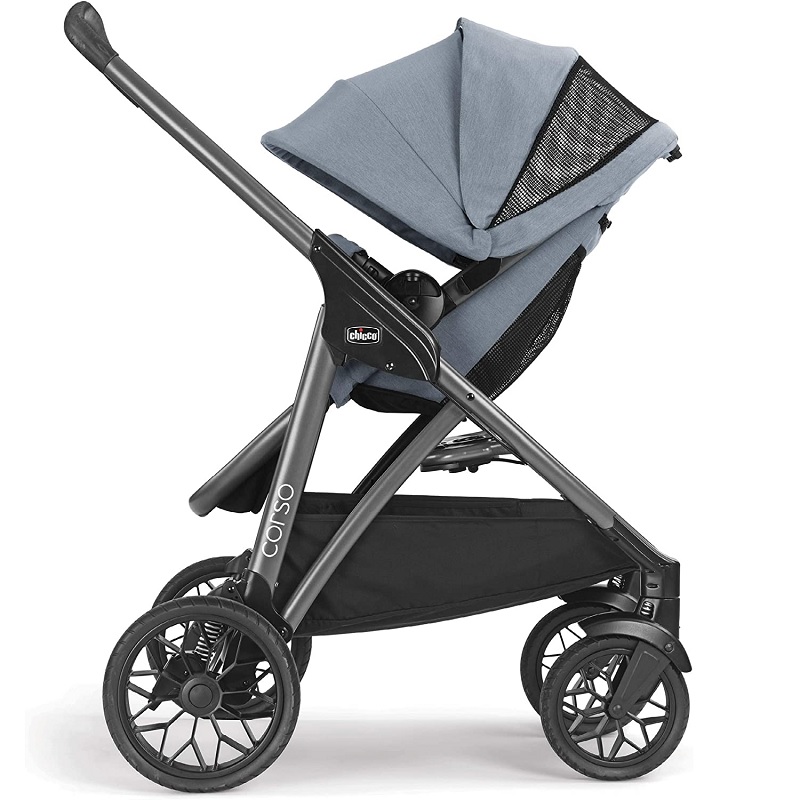 Carriola con Portabebe y Base CHICCO Corso Silverspring