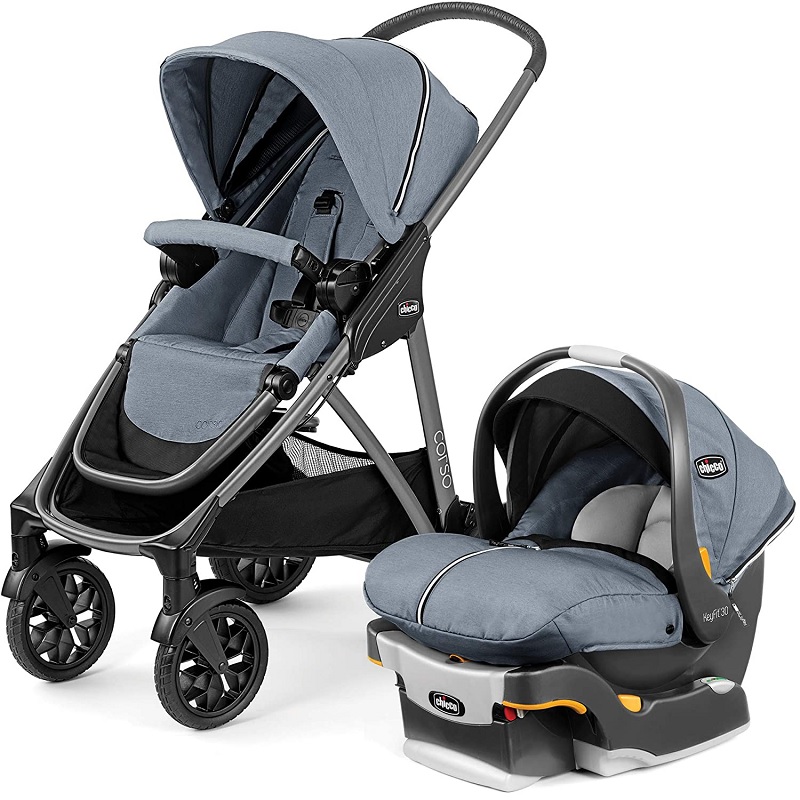 Carriola con Portabebe y Base CHICCO Corso Silverspring