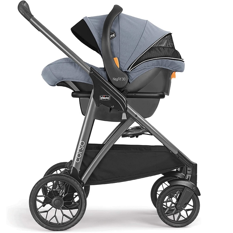 Carriola con Portabebe y Base CHICCO Corso Silverspring