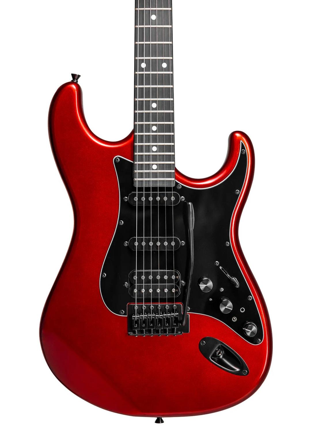 Tagima SIXMART-CA-DF-BK Guitarra Eléctrica Tilo Maple Roja