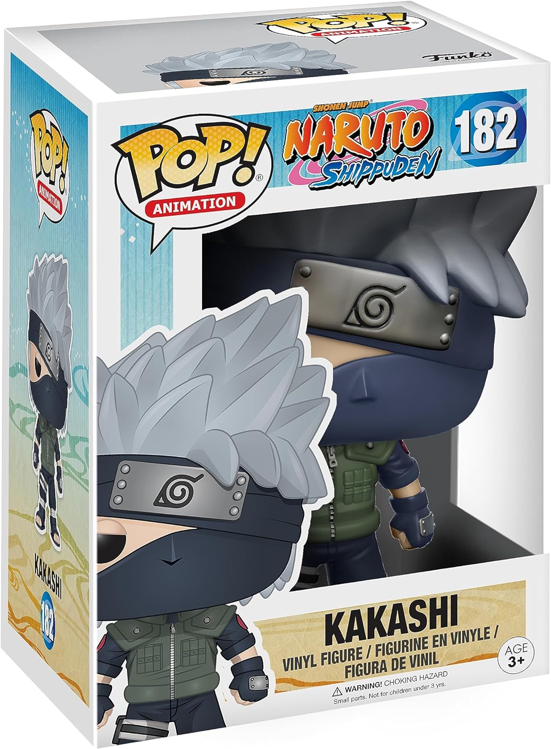 Funko POP Anime: Naruto Shippuden Kakashi Toy Figure.- 182