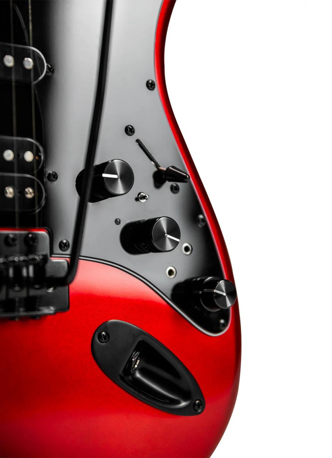 Tagima SIXMART-CA-DF-BK Guitarra Eléctrica Tilo Maple Roja