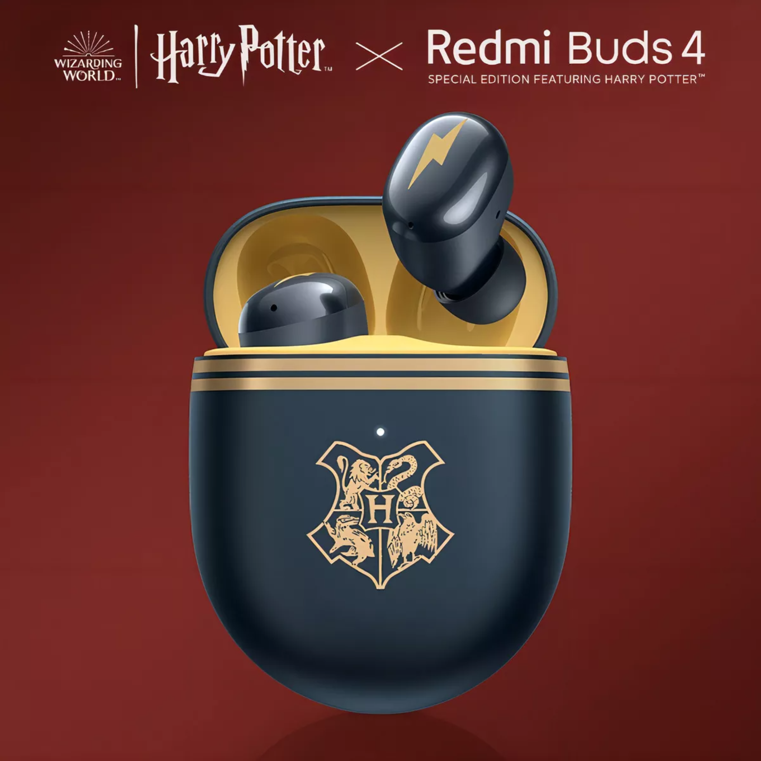 Audífonos Xiaomi Redmi Buds 4 Harry Potter Con Bluetooth Color Azul