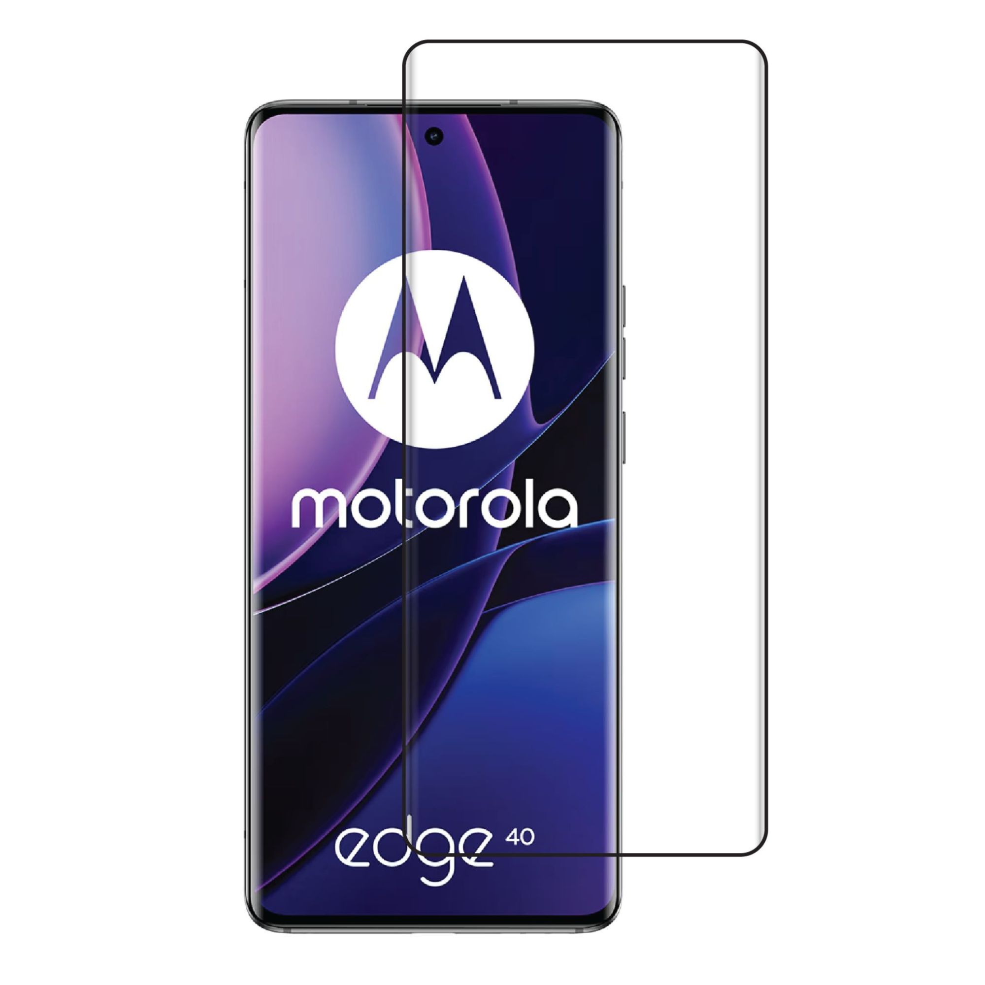 1 Mica de Vidrio Full Glass 9d Para Edge 40 Neo 