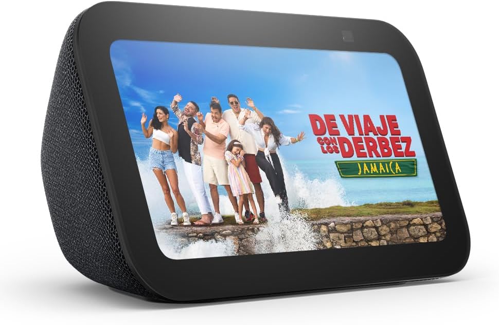 Amazon Echo Show 5 (3.ª generación, modelo de 2023) | Pantalla inteligente con graves más profundos y sonido más claro | Negro