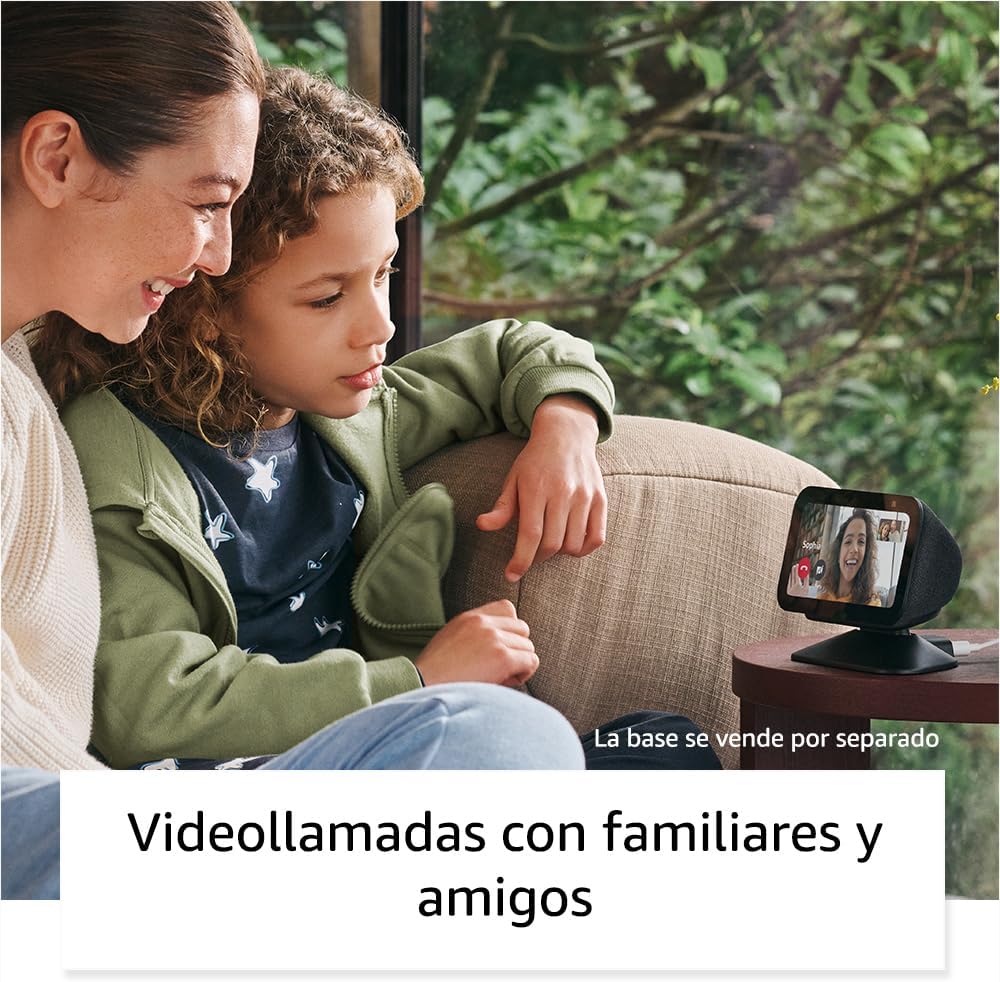 Amazon Echo Show 5 (3.ª generación, modelo de 2023) | Pantalla inteligente con graves más profundos y sonido más claro | Negro