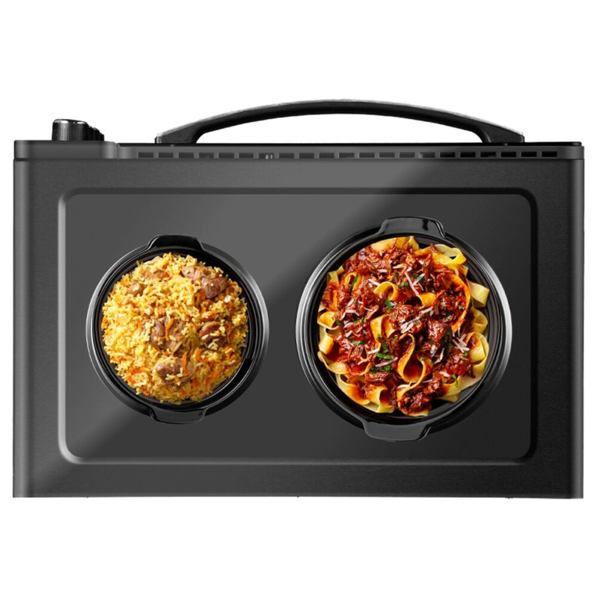 Horno Eléctrico Tostador Bornoto + Parrilla de Inducción 110V Timer Ajuste de Temperatura