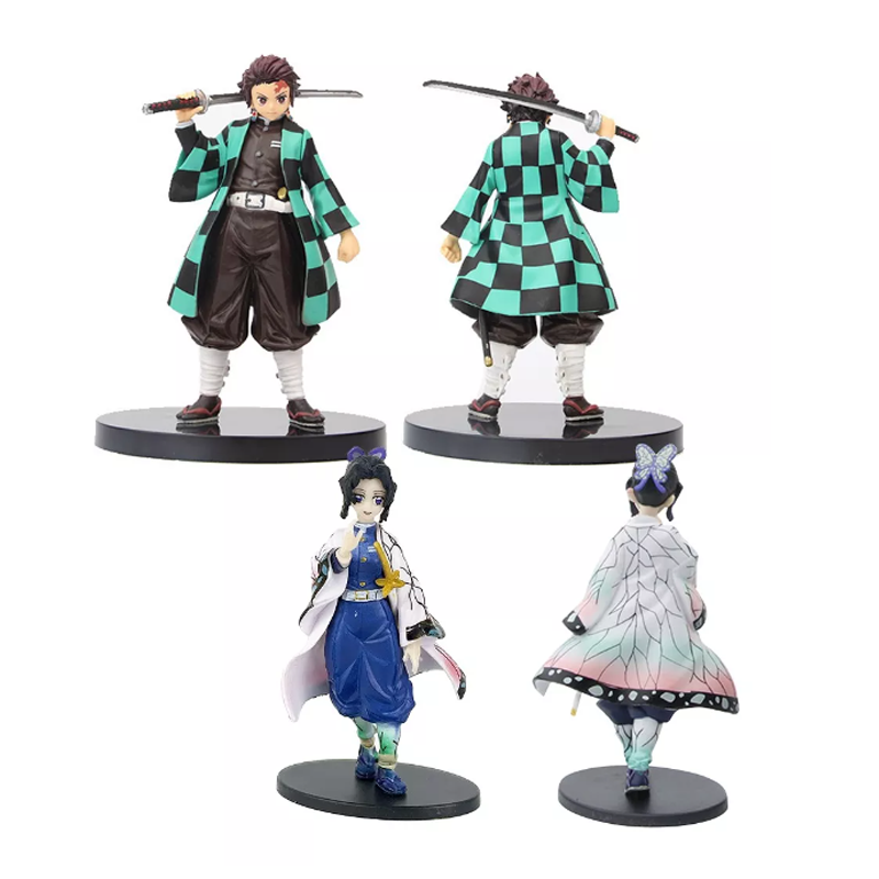 6 Piezas Anime Demon Slayer Colección Figuras De Juguete