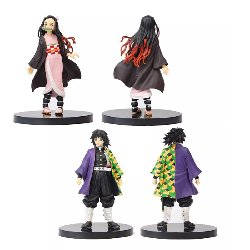 6 Piezas Anime Demon Slayer Colección Figuras De Juguete