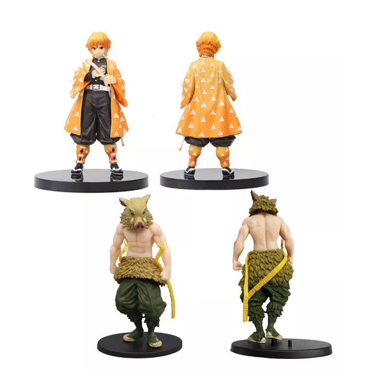 6 Piezas Anime Demon Slayer Colección Figuras De Juguete