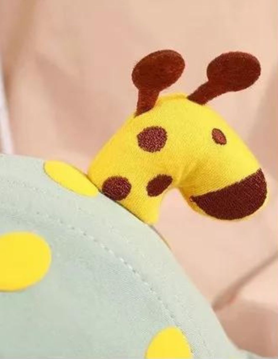 Gorro pescador infantil algodón diseño jirafa