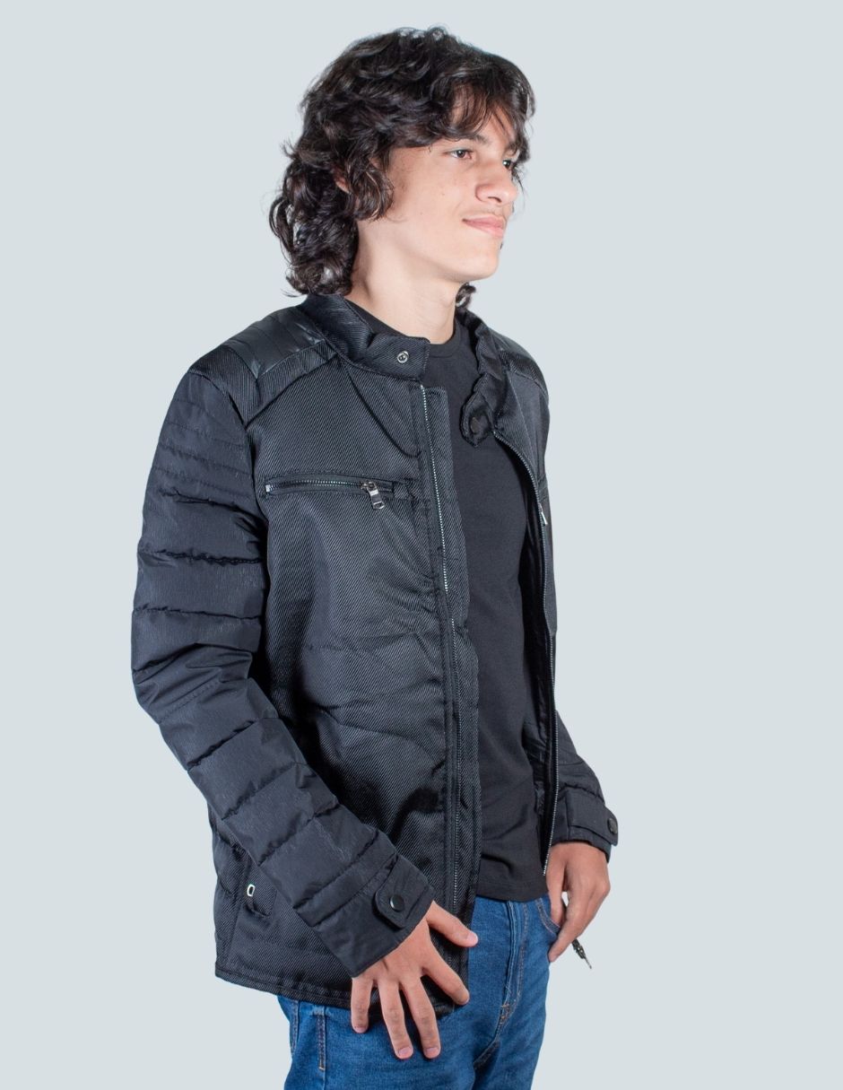 Chamarra casual para hombre abrigada