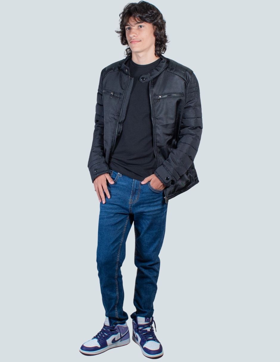 Chamarra casual para hombre abrigada