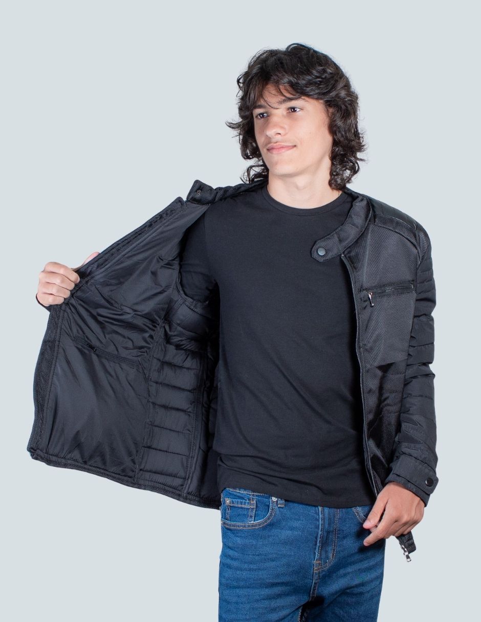 Chamarra casual para hombre abrigada
