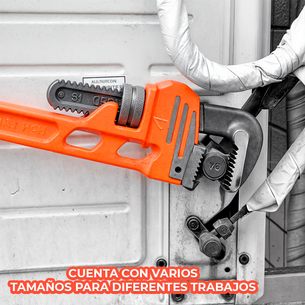 Llave Inglesa Stilson 10 Pulgadas ideal para Reparar o para Ajustar tu Instalación Hidráulica o de Gas