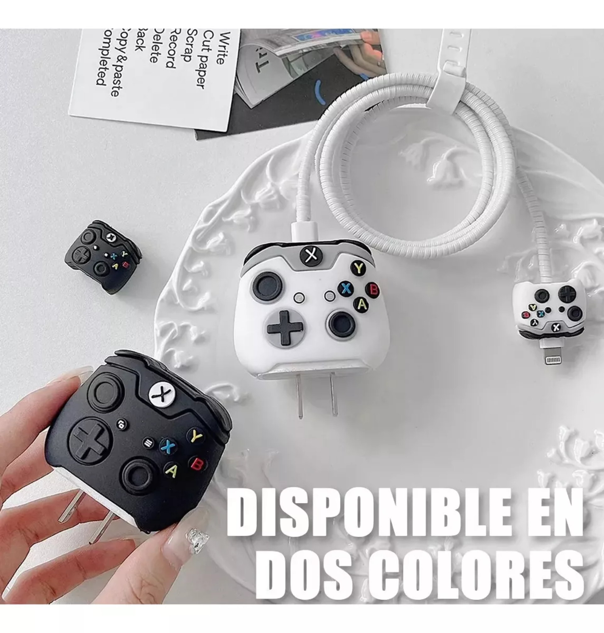 Protector Completo Para Cargador De iPhone Tipo C Dibujo 3d