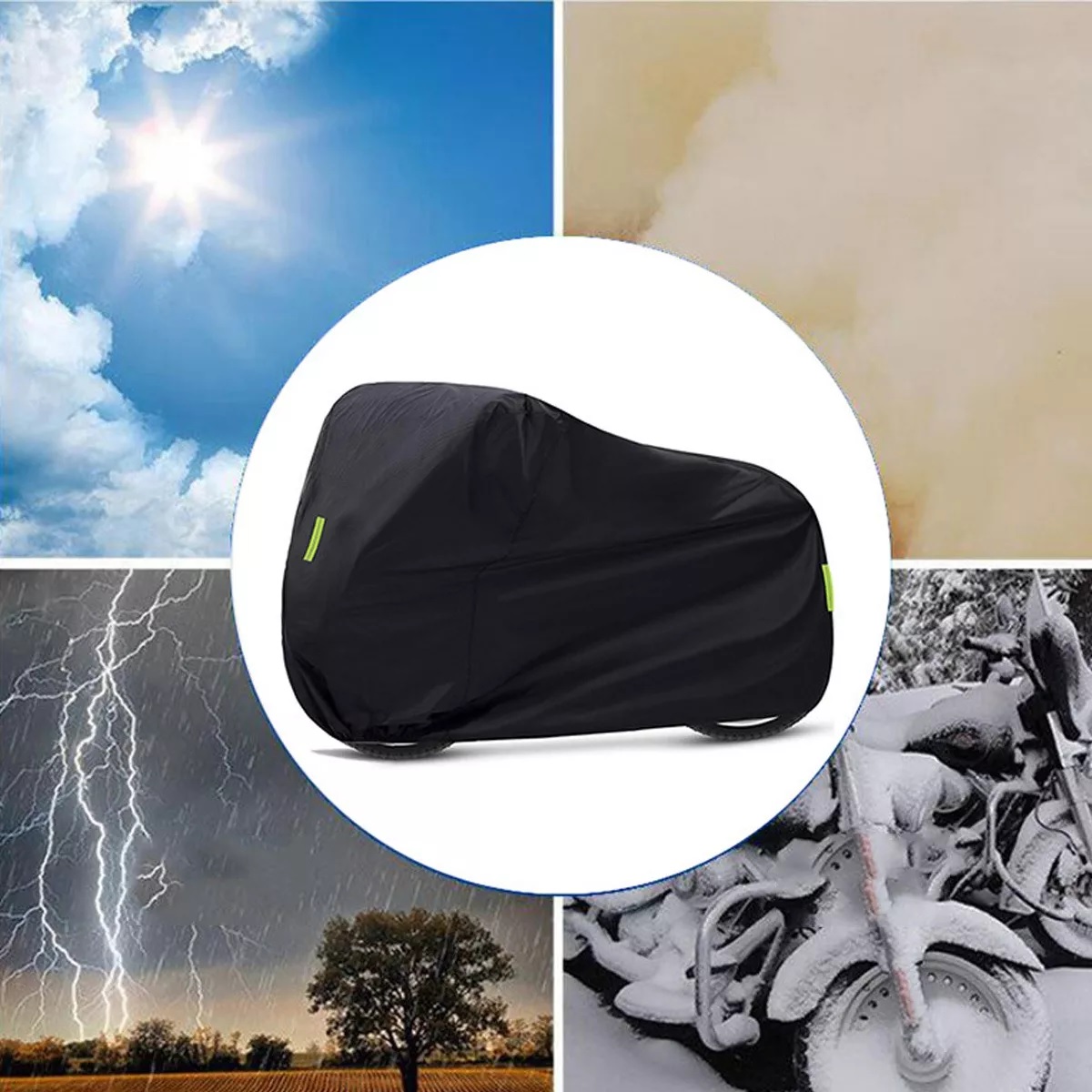 Cubierta Para Bicicleta Protección Uv Anti-polvo Impermeable