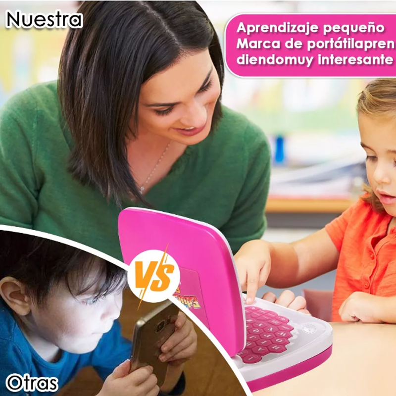 Laptop Interactiva Y Didáctica Español Juguete Para Niños