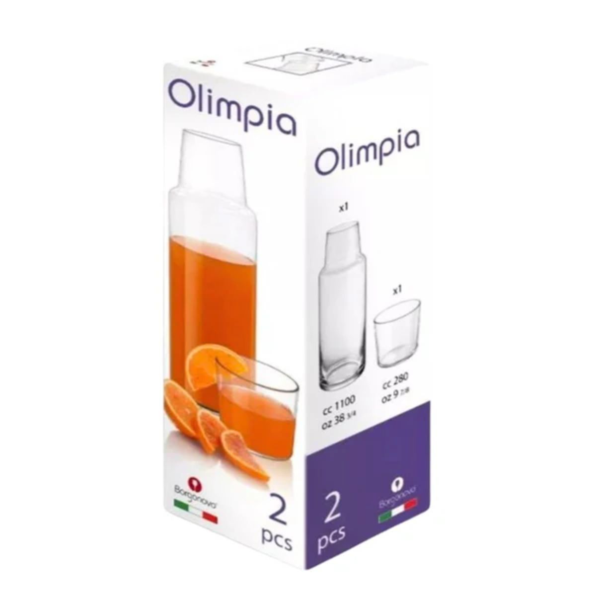 Juego De Botella De Vidrio Y Vaso  Polka