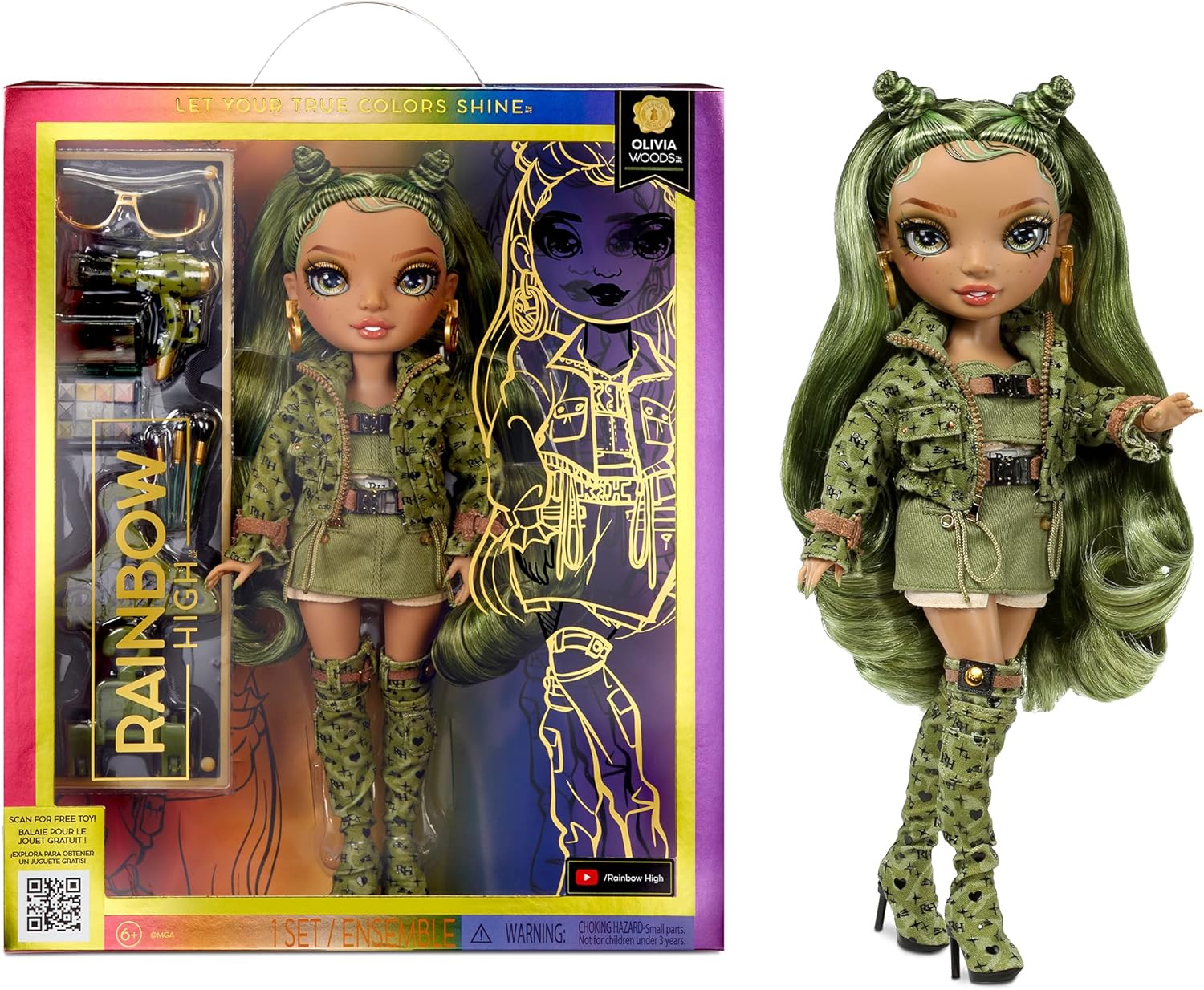 Rainbow High Muñeca Fashion Doll Olivia Woods 