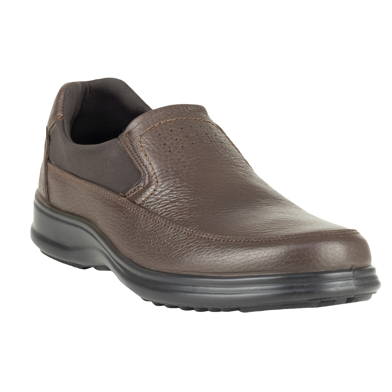 Mocasin Para Hombre Clasico Verde Tabaco 2588 Moka Graneado