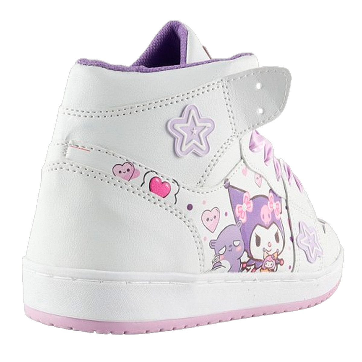Tenis Niña Kuromi My Melody Moda Deportivo Cosidos 416-A-BLK