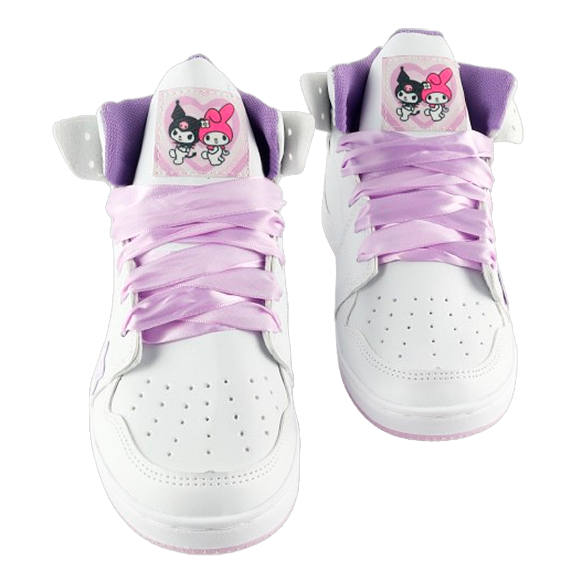 Tenis Niña Kuromi My Melody Moda Deportivo Cosidos 416-A-BLK