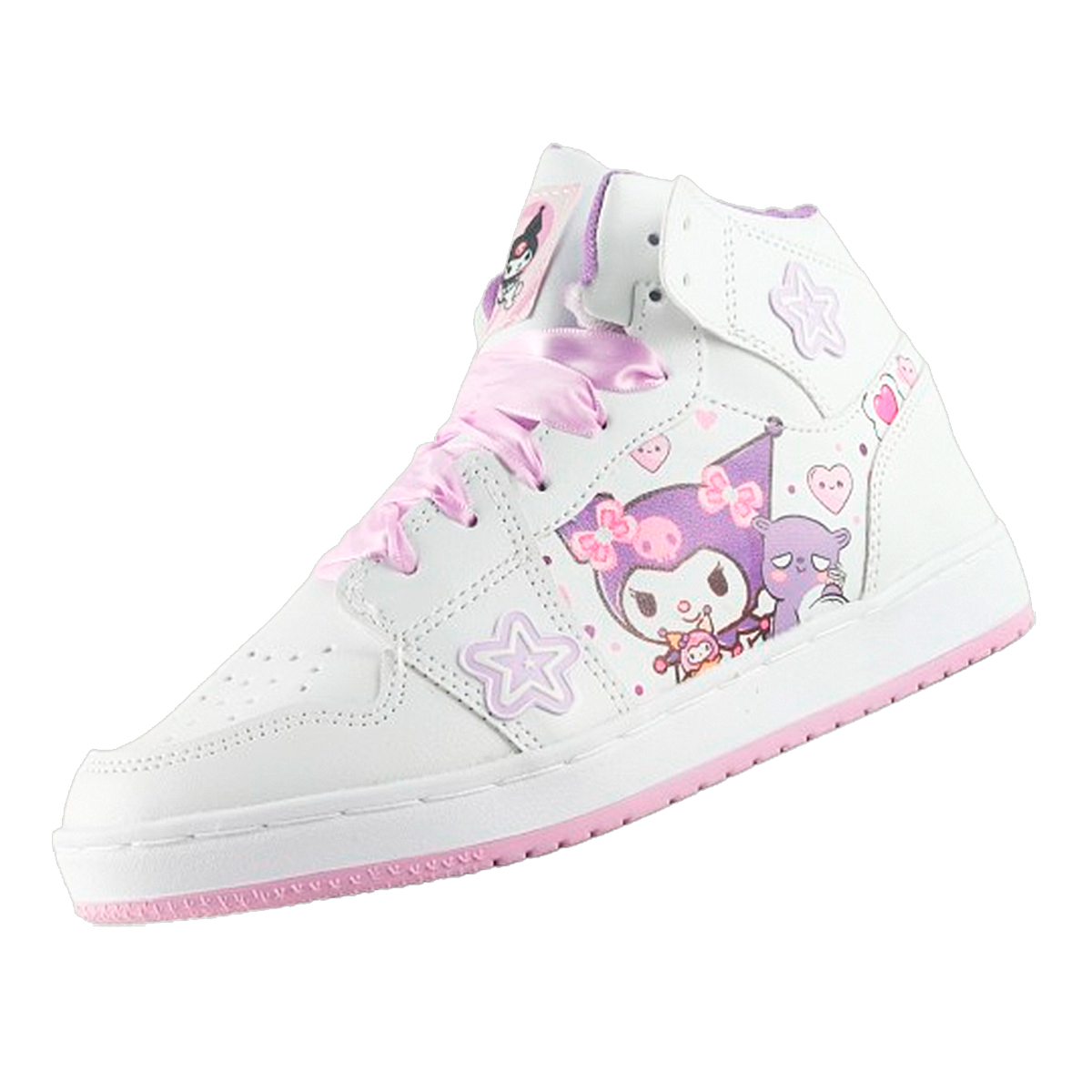 Tenis Niña Kuromi My Melody Moda Deportivo Cosidos 416-A-BLK