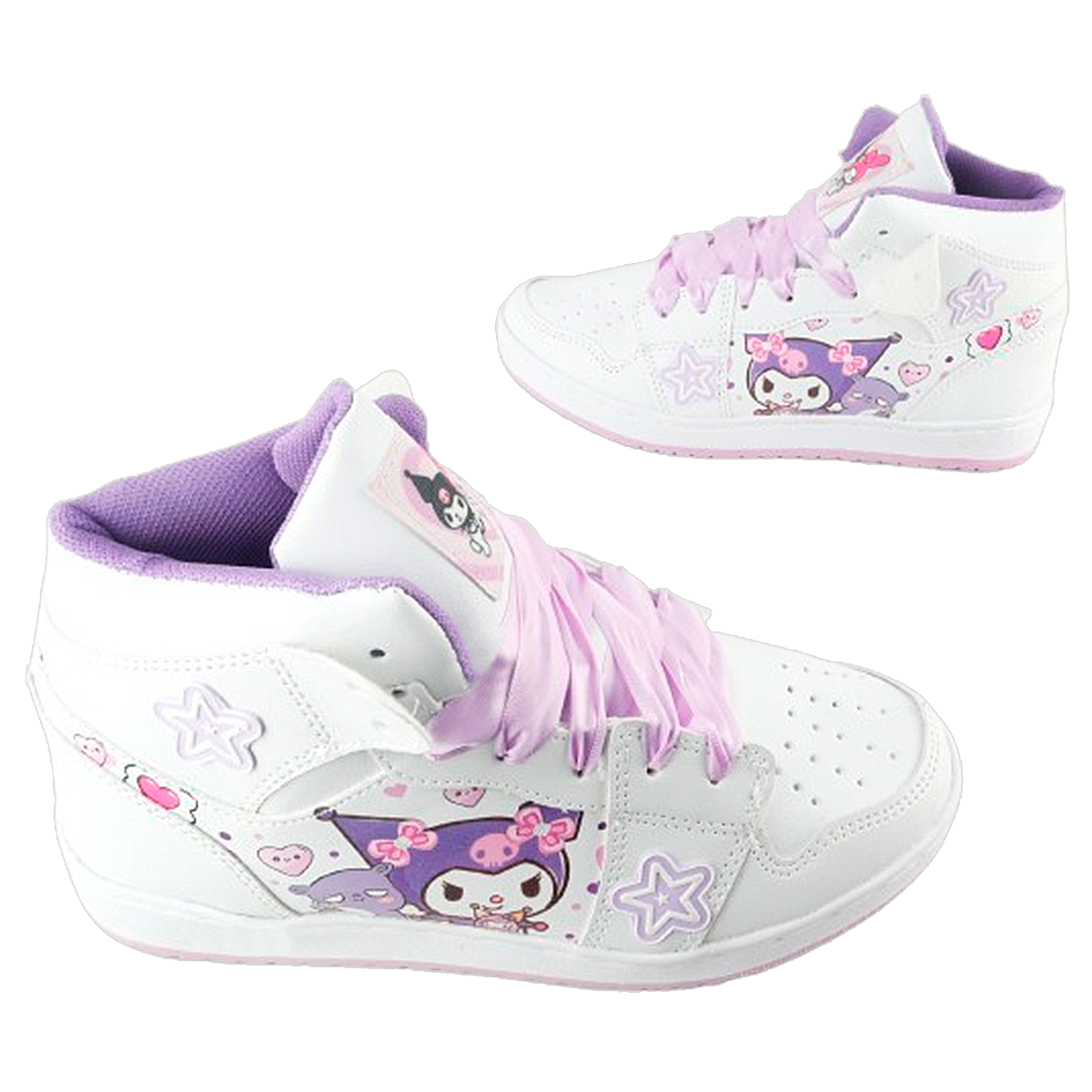 Tenis Niña Kuromi My Melody Moda Deportivo Cosidos 416-A-BLK