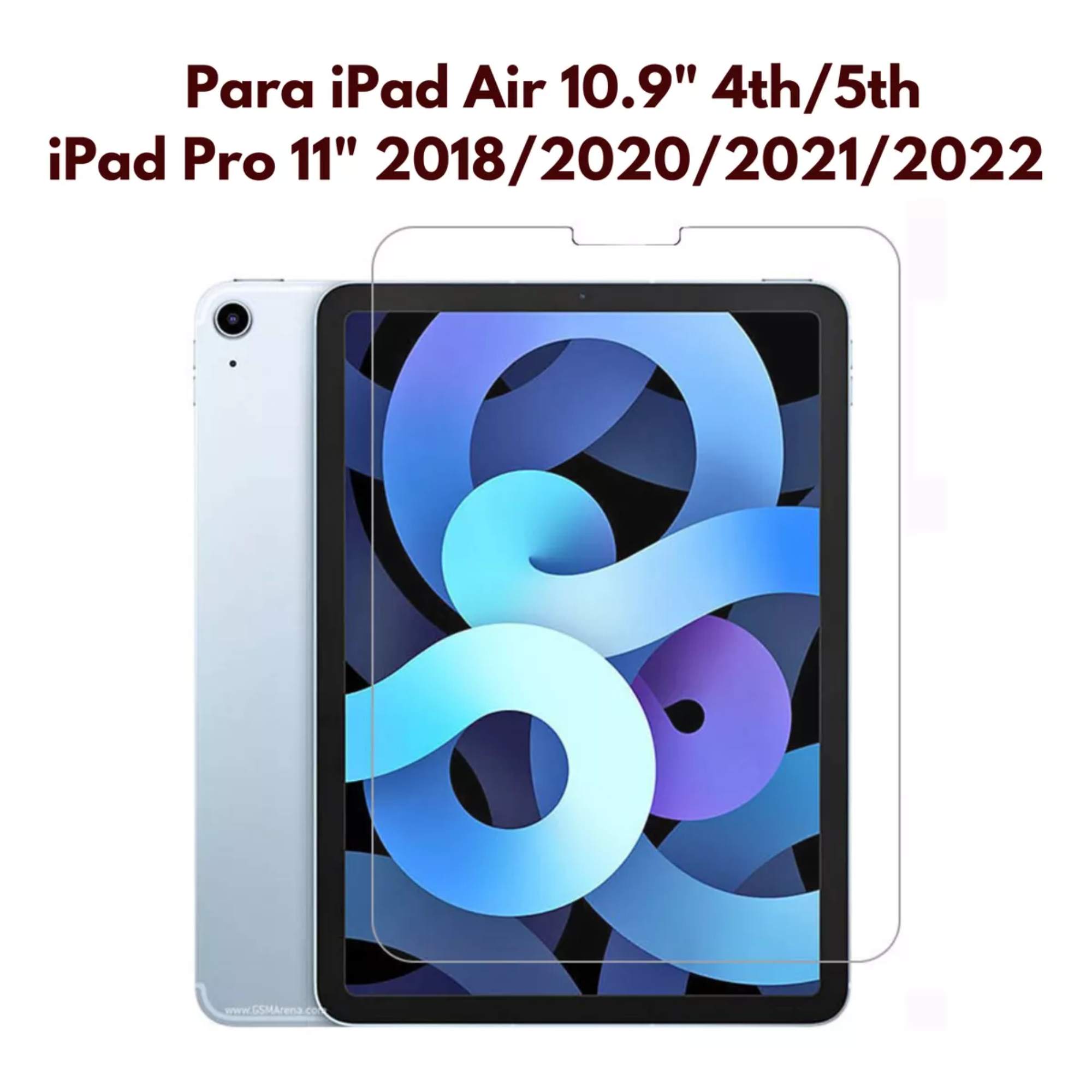 Mica De Cristal Templado Protector De Pantalla Compatible Para iPad Air 4th/5th / iPad Pro 11 Gran Protección y Calidad