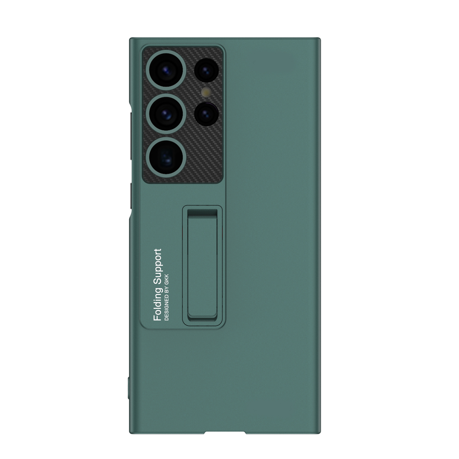 Funda para Samsung Galaxy S24 Ultra Delgada Verde con Soporte