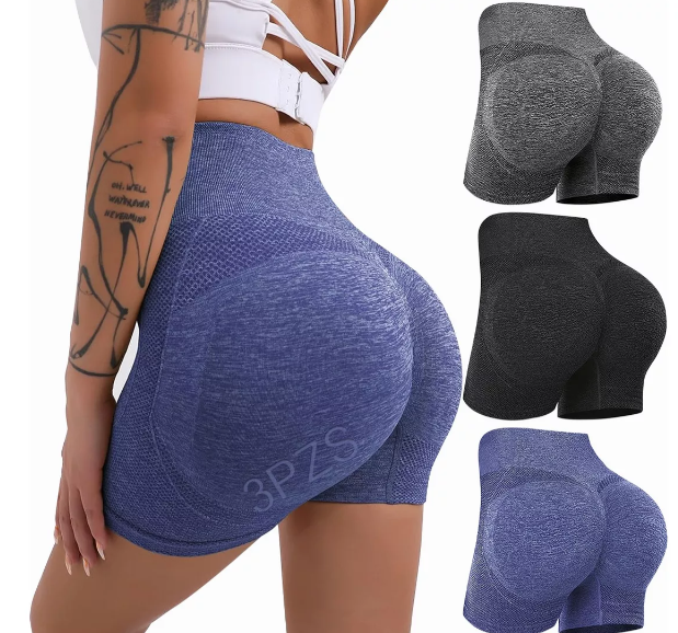 3pz Shorts Licra Deportivo Mujer Sexy Short Yoga Gym Correr