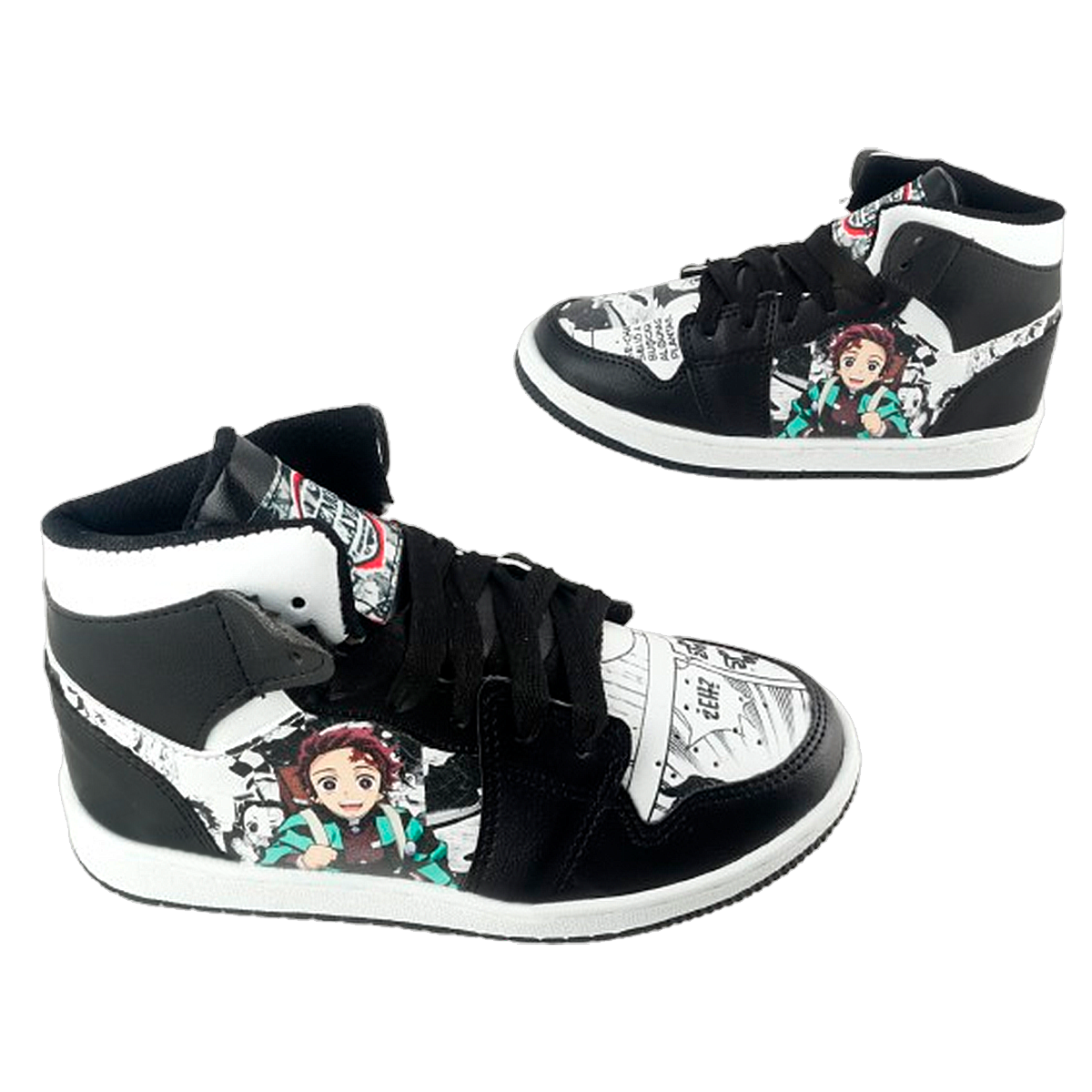 Tenis Niño Tanjiro Kamado Demon Slayer Moda Cosido 416-A-NBT