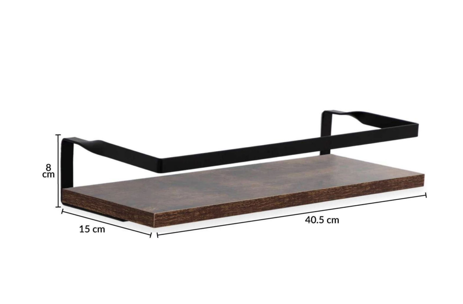 Repisas Flotantes Set De 2 Estantes De Madera Para Dormitorio Baño