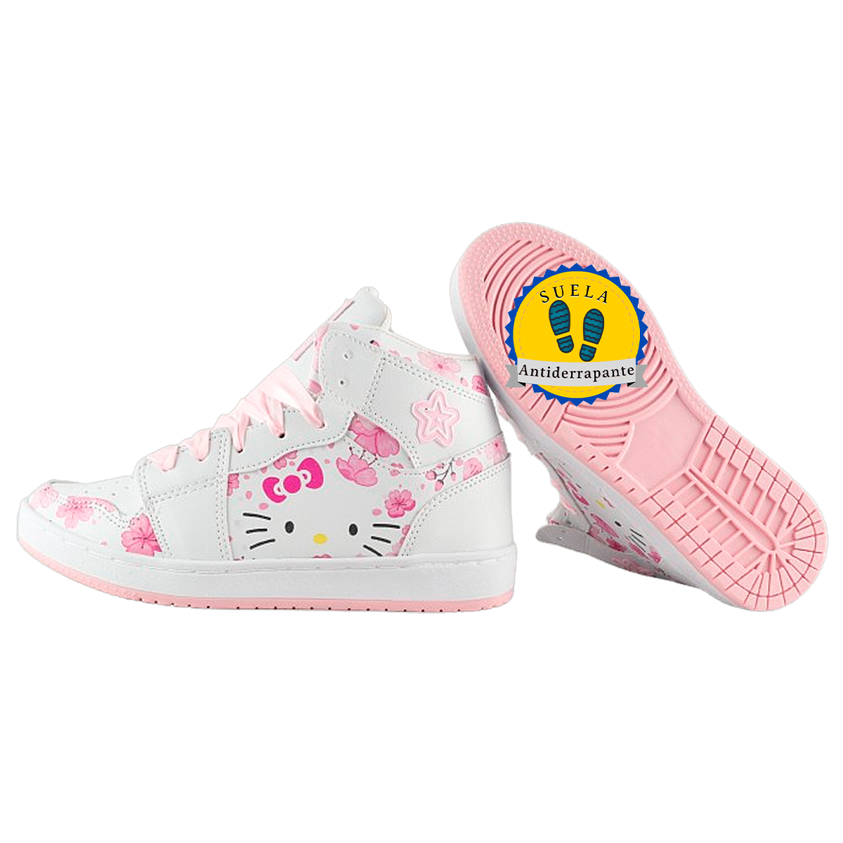 Tenis Niña Hello Kitty Moda Deportivo Cosidos 416-a-brk