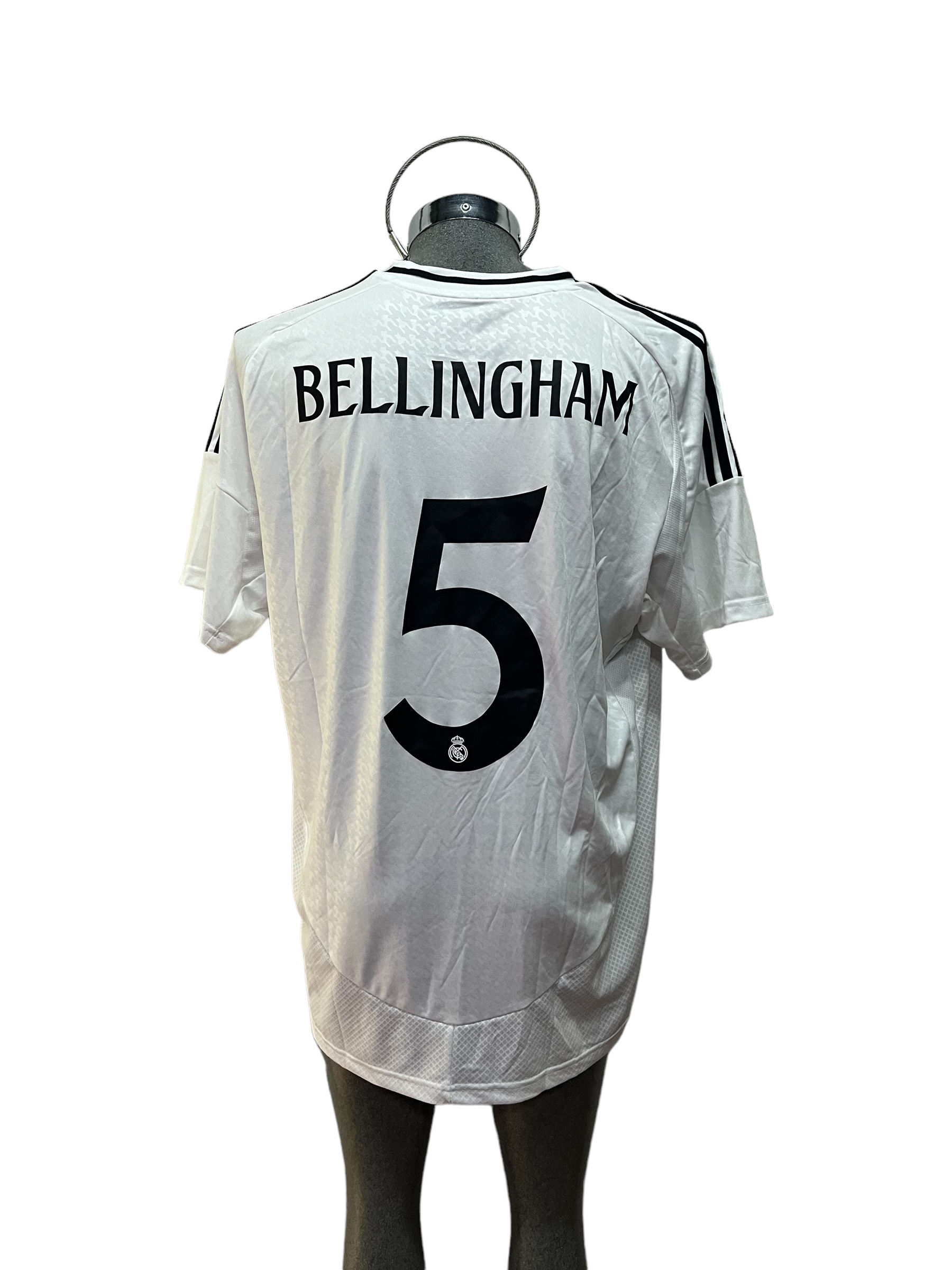 Jersey Original Adidas Real Madrid de España local Bellingham #5 2024-2025 JX1298