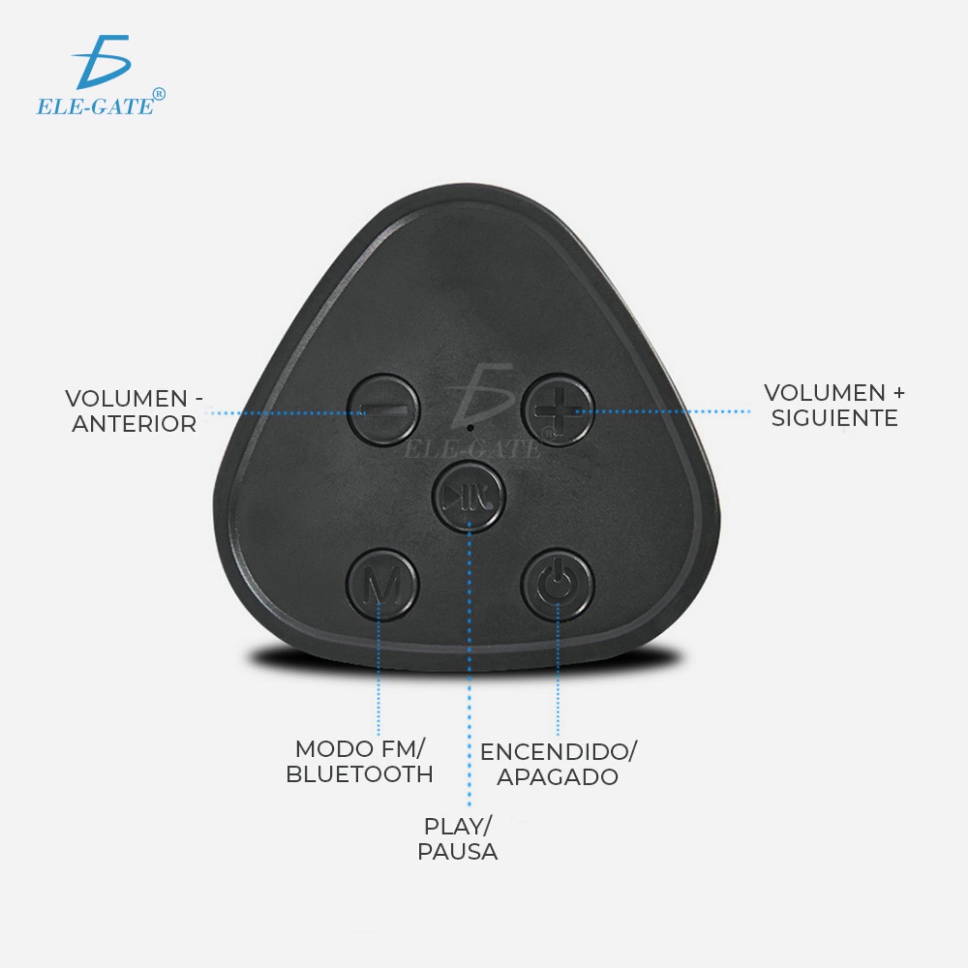 Barra de Sonido Estéreo Bluetooth 5.0 Inalámbrico con Subwoofer
