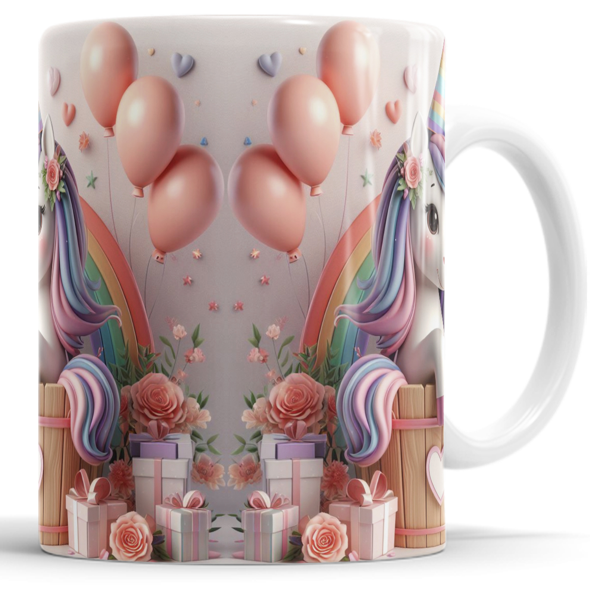 Taza Céramica Unicornio para café 3D