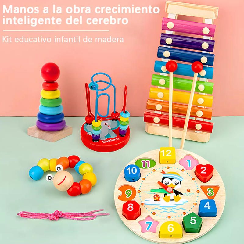 Paquete Didáctico Infantil Estimulación Temprana Juguete