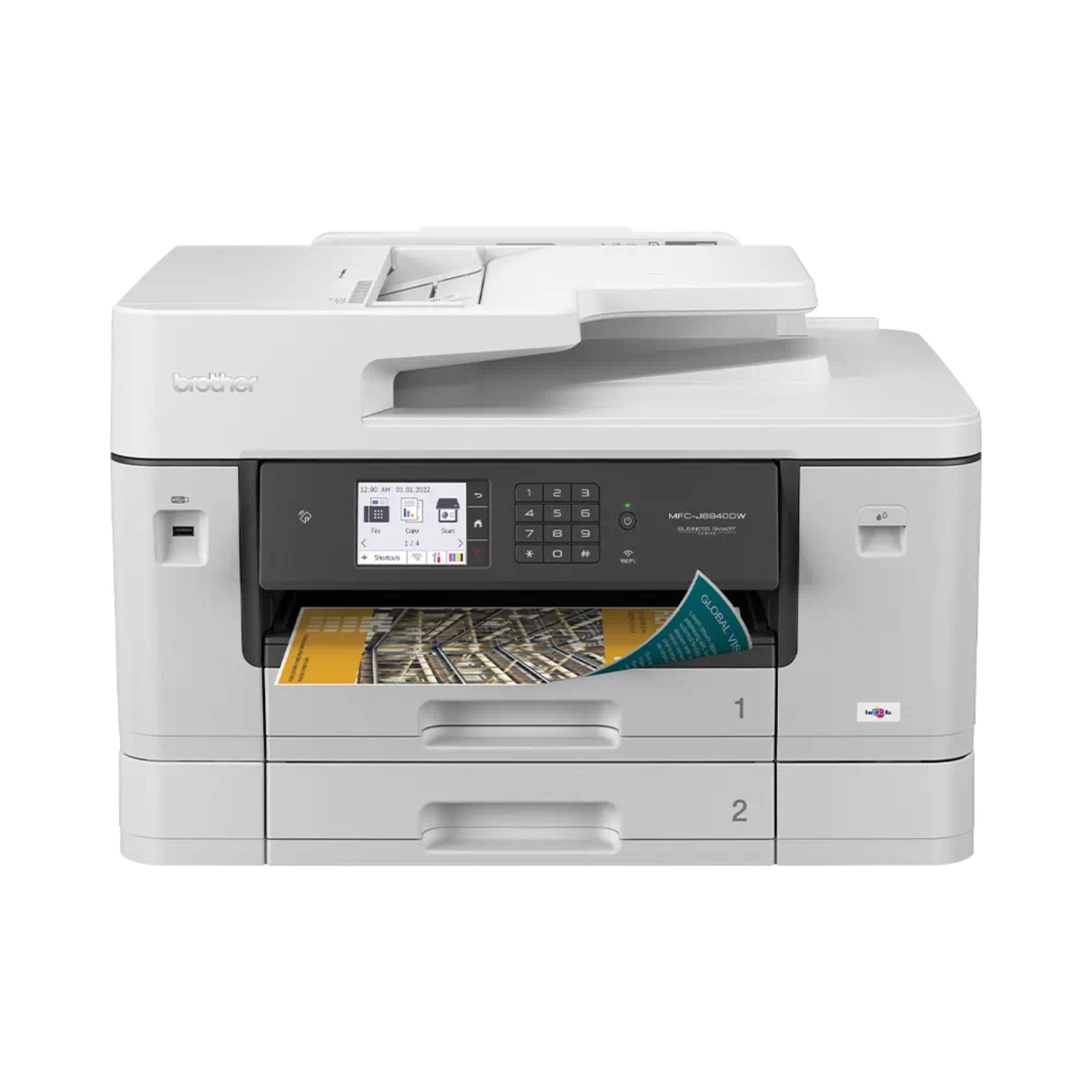 Impresora Multifuncional Brother Business Smart Pro MFCJ6940DW, Sistema de Tinta Continua, USB, Ethernet, Wi-Fi, Dúplex