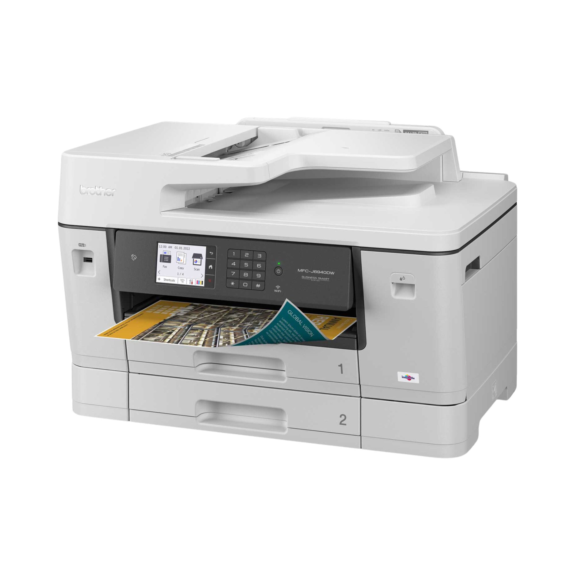 Impresora Multifuncional Brother Business Smart Pro MFCJ6940DW, Sistema de Tinta Continua, USB, Ethernet, Wi-Fi, Dúplex