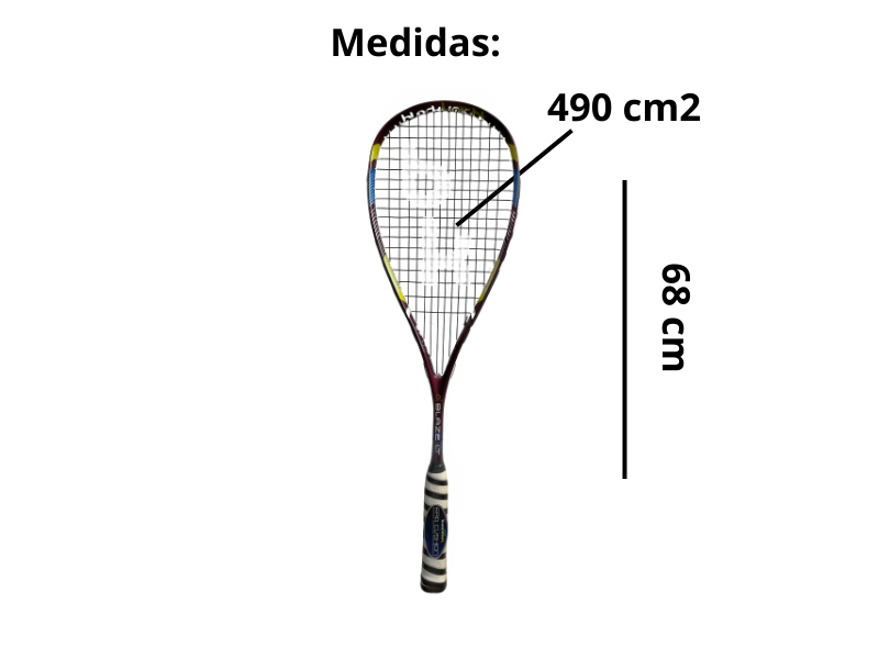 Raqueta de Squash Blaze LT Black Knight