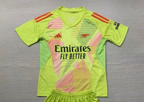 Nuevo! Jersey Arsenal Gunners Inglaterra 2024/2025 Portero Arquero Amarillo Parche Premier Talla L
