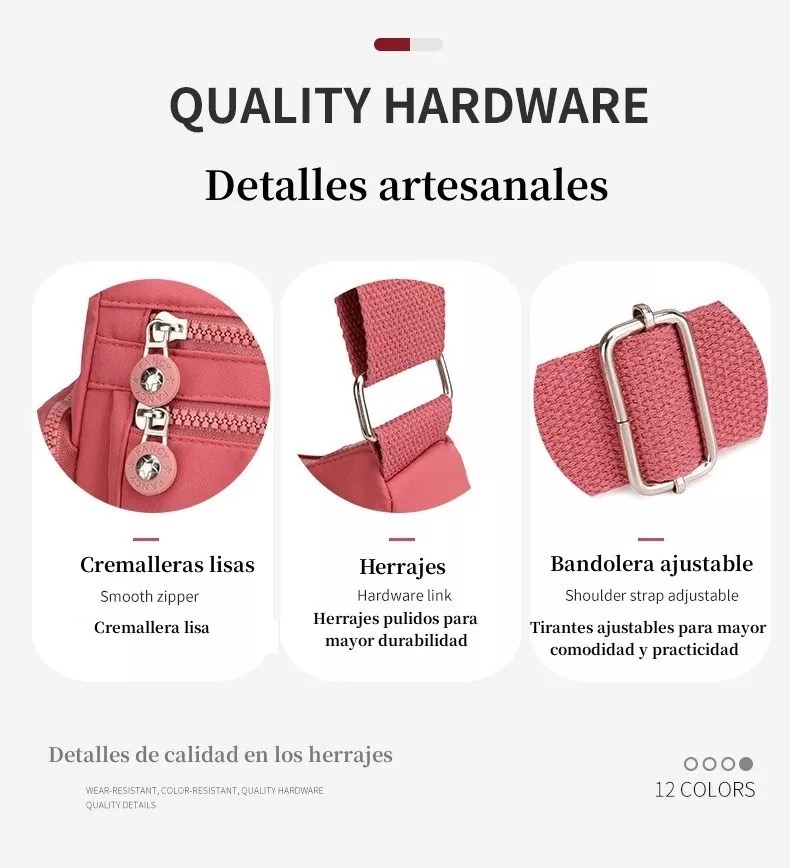 Bolsa Impermeable Dama Bolsa Cruzada Mujer Casual Bolsas