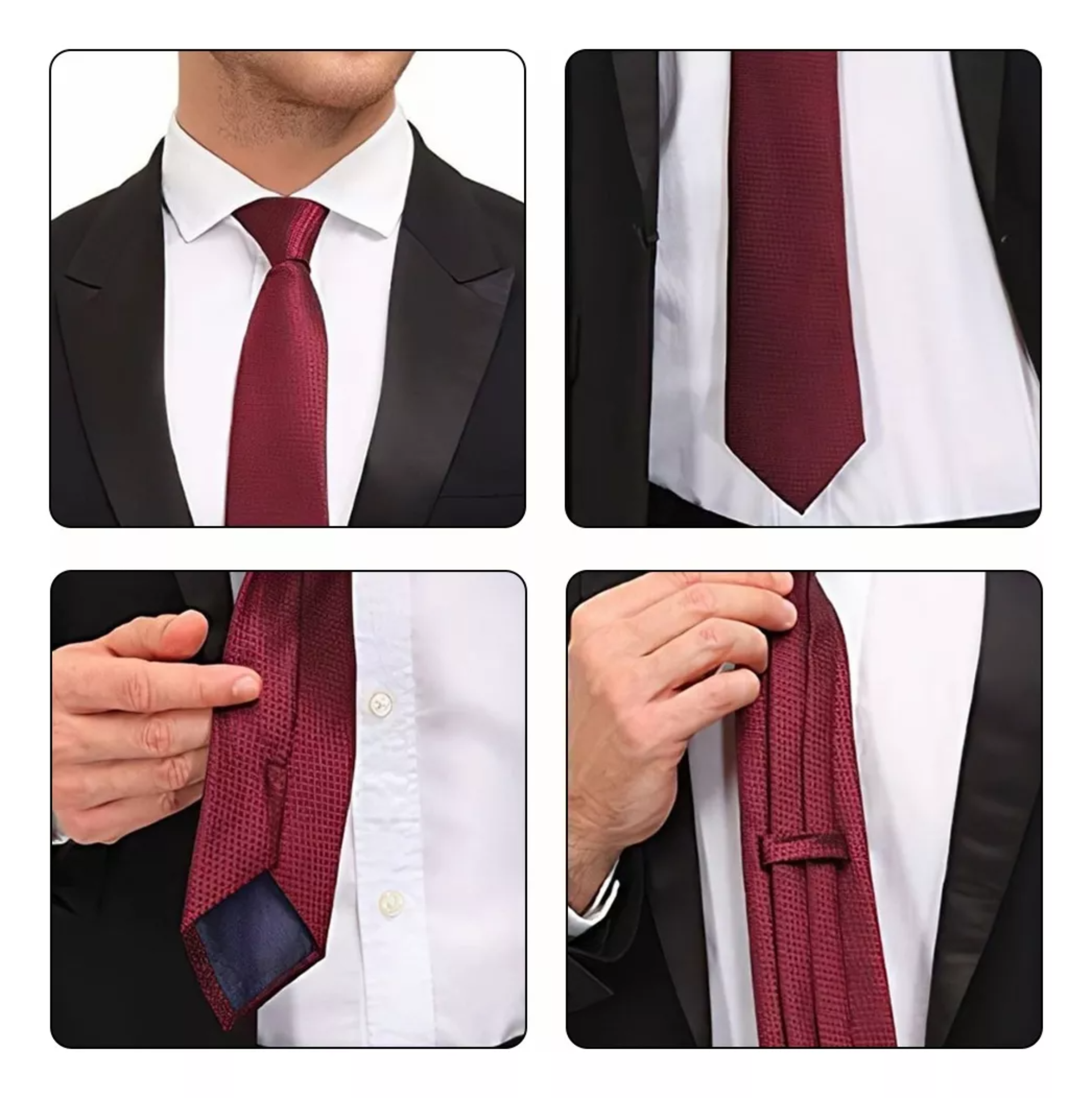 Corbata Clásica Masculina 4 Cajas De Regalo