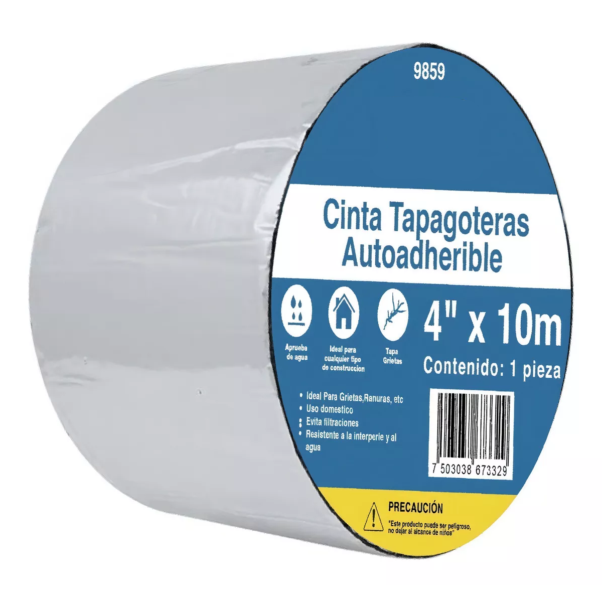 Cinta Impermeable Tapa Goteras 4 X 10mts