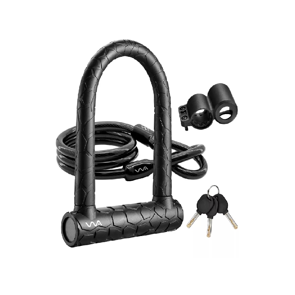 Candado En U Para Bicicleta Y Moto Con Soporte De Montaje